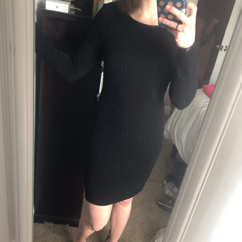 Black/midnight blue dress S